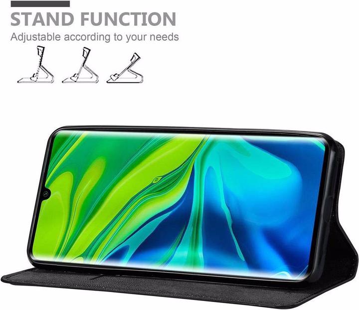 Actual product image Cadorabo Book Invisible Magnet Cover (Xiaomi Mi Note 10, Xiaomi Redmi Note 10S)