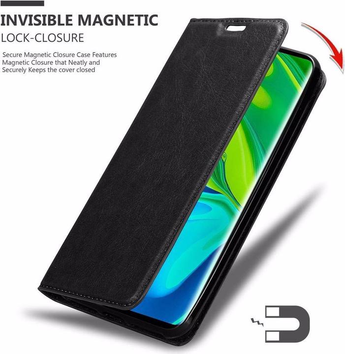 Actual product image Cadorabo Book Invisible Magnet Cover (Xiaomi Mi Note 10, Xiaomi Redmi Note 10S)