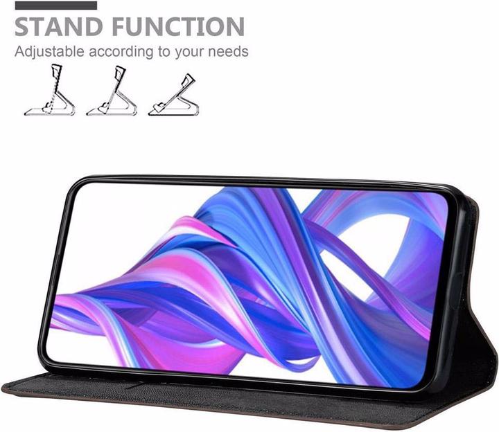 Actual product image Cadorabo Book Invisible Magnet Cover (Honor 9X)