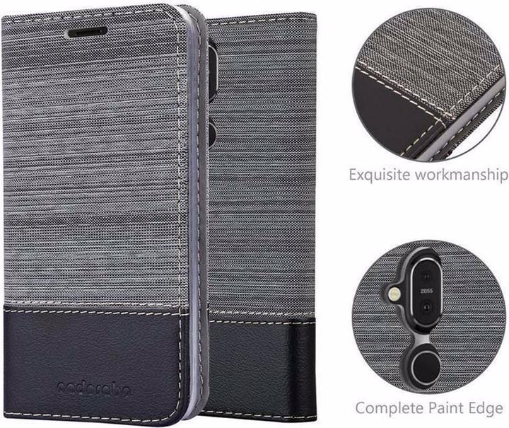 Produktbild Cadorabo Book Jeans Optik Cover (Nokia 7.1 Plus)
