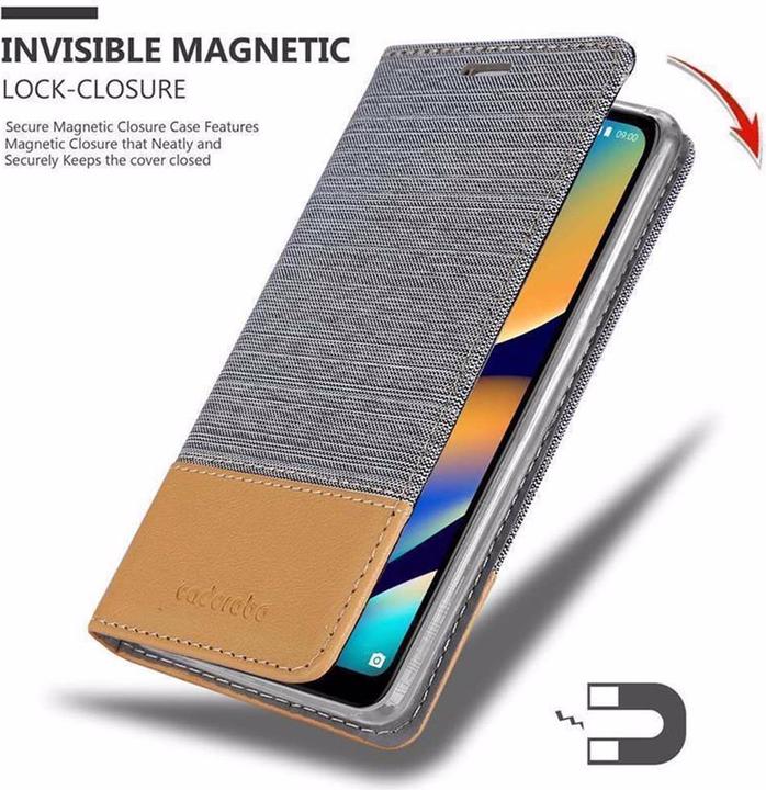 Productafbeelding Cadorabo Boek Jeans Optiek Cover (Wiko View 3 Lite)