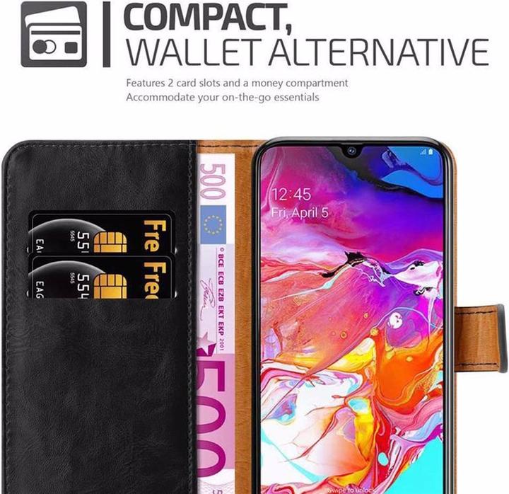 Actual product image Cadorabo Book Luxury Cover (Samsung Galaxy A70S, Samsung Galaxy A70)