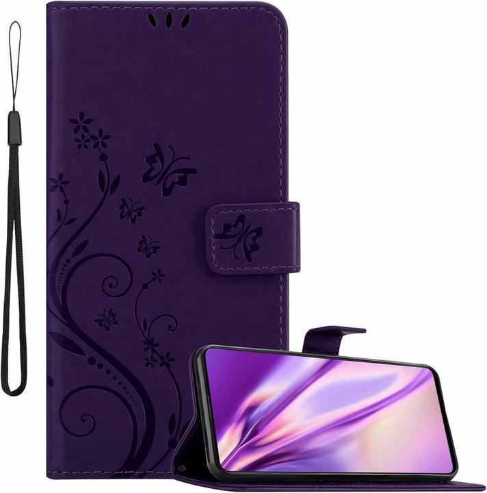 Floral dark purple