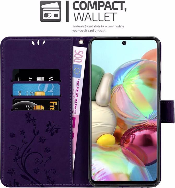 Produktbild Cadorabo Flower Book Cover (Samsung Galaxy A71)