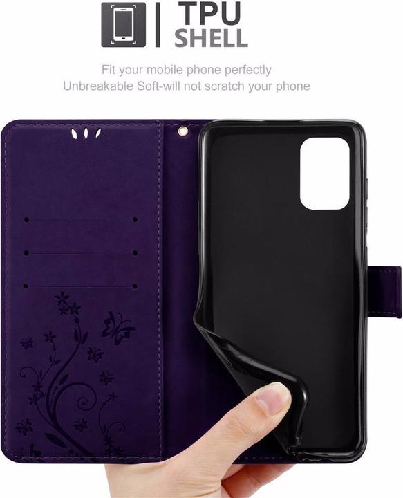 Produktbild Cadorabo Flower Book Cover (Samsung Galaxy A71)
