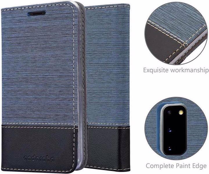 Actual product image Cadorabo Book Jeans Optics Cover (Samsung Galaxy S20)