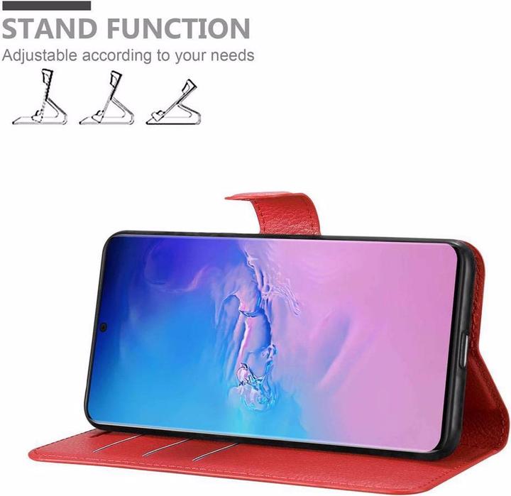 Actual product image Cadorabo Book with stand function cover (Samsung Galaxy S20 Ultra)
