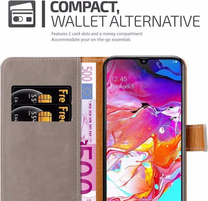 Actual product image Cadorabo Book Luxury Cover (Samsung Galaxy A70S, Samsung Galaxy A70)