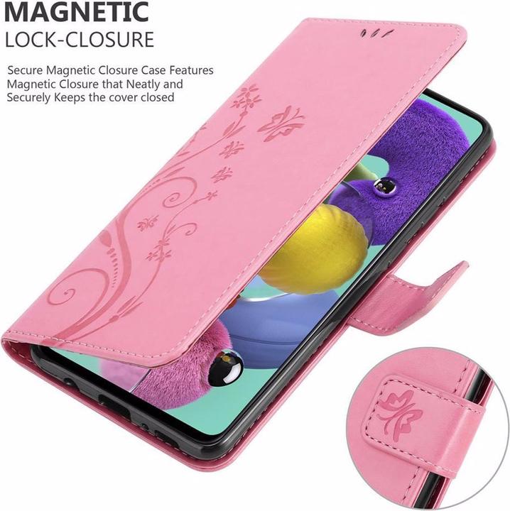 Actual product image Cadorabo Flower Book Cover (Samsung Galaxy M40s)