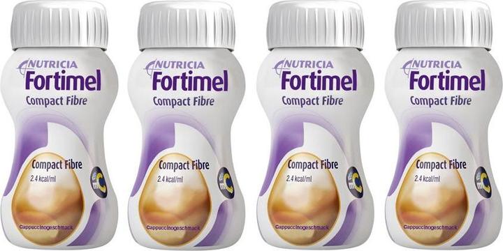 Actual product image Fortimel Compact Fiber Cappuccino (Coffee, 4 pcs., 652 g)