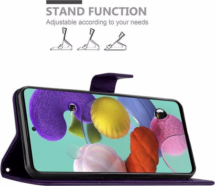 Actual product image Cadorabo Flower Book Cover (Samsung Galaxy A51)