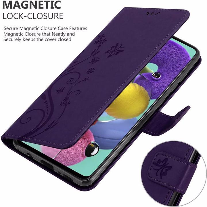 Actual product image Cadorabo Flower Book Cover (Samsung Galaxy A51)