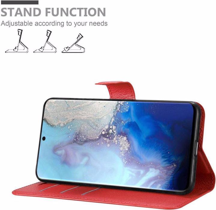 Actual product image Cadorabo Book with stand function cover (Samsung Galaxy S20)