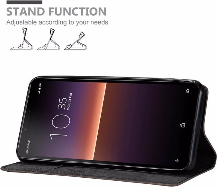 Productafbeelding Cadorabo Boek Onzichtbare Magneethoes (Sony Xperia 10 II)