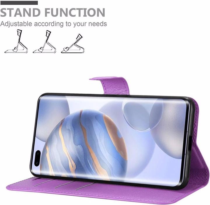 Actual product image Cadorabo Book with stand function cover (Honor 30 Pro+)