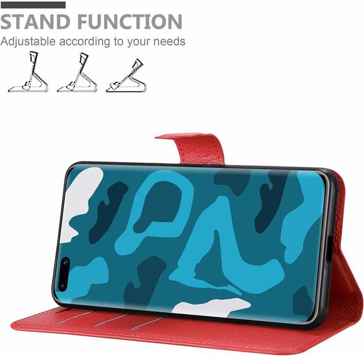 Produktbild Cadorabo Book mit Standfunktion Cover (Huawei P40 Pro)