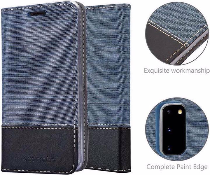 Actual product image Cadorabo Book Jeans Optics Cover (Samsung Galaxy S20+)