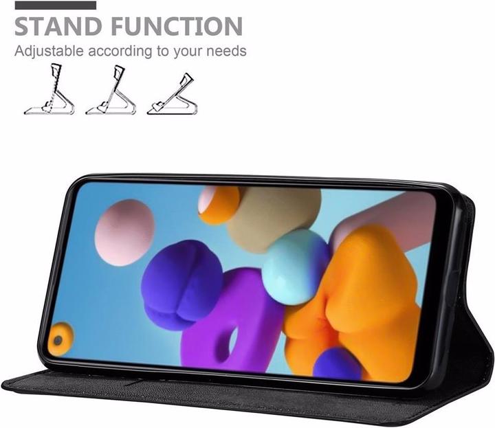 Produktbild Cadorabo Book Invisible Magnet Cover (Samsung Galaxy A21)