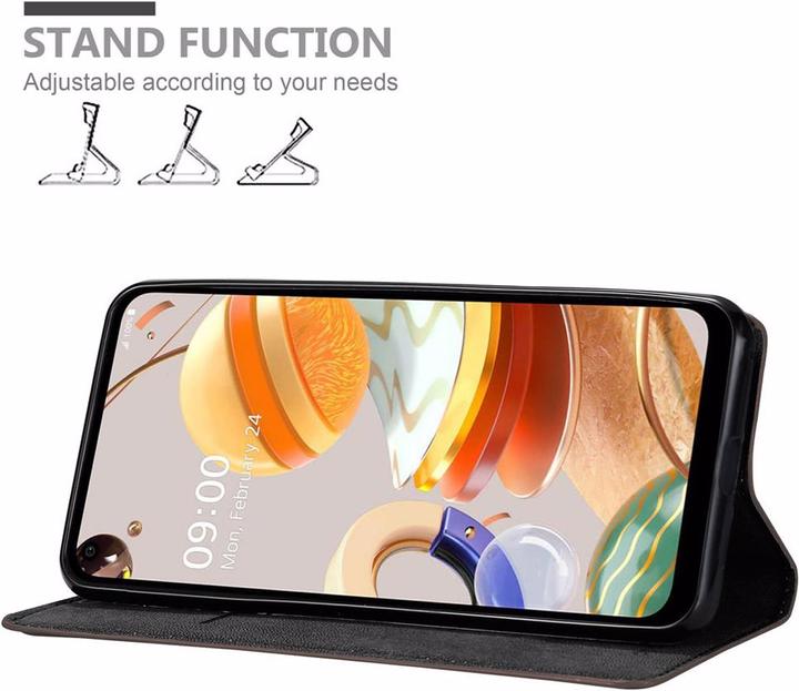 Productafbeelding Cadorabo Boek Onzichtbare Magneethoes (LG K61)