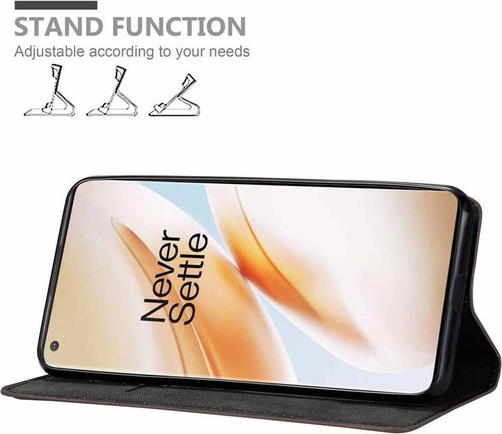 Produktbild Cadorabo Book Invisible Magnet Cover (OnePlus 8 Pro)