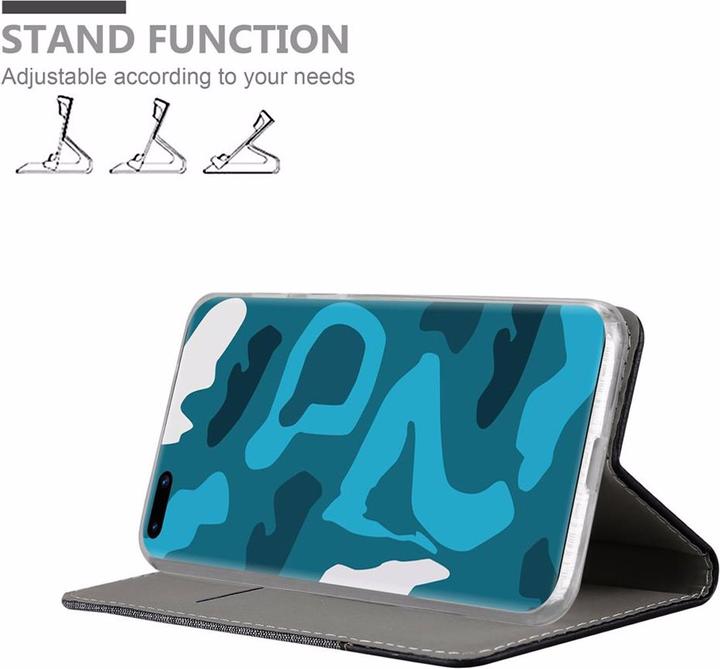 Actual product image Cadorabo Book Jeans Optics Cover (Huawei P40 Pro+)