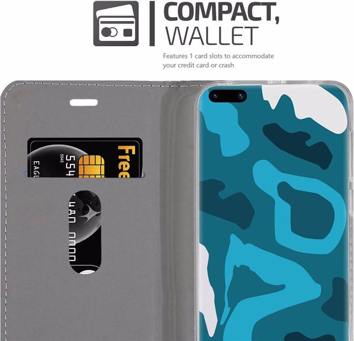 Actual product image Cadorabo Book Jeans Optics Cover (Huawei P40 Pro+)