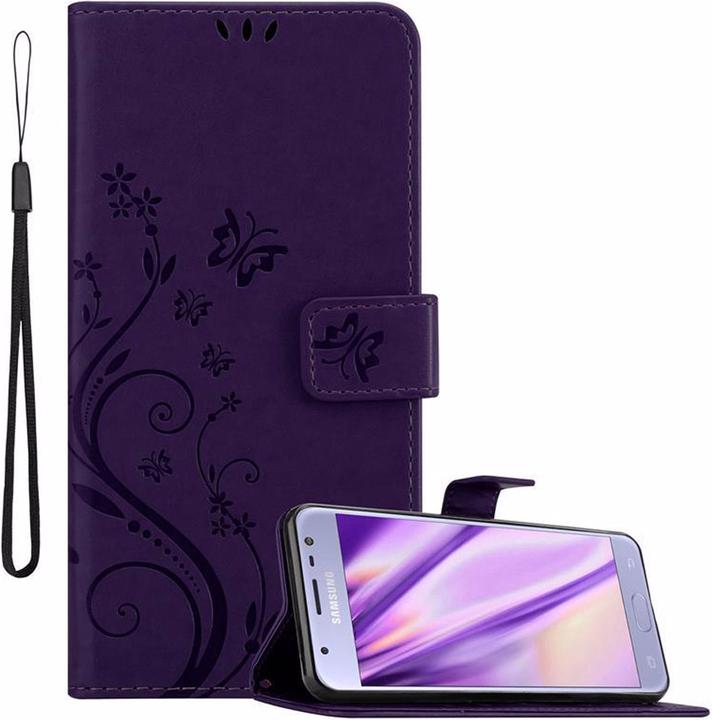 Floral dark purple