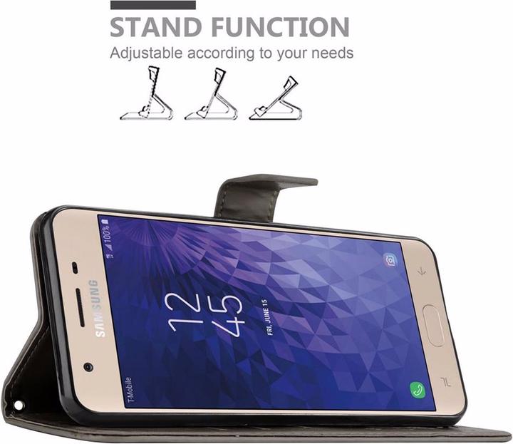 Image du produit Cadorabo Couverture du livre de fleurs (Samsung Galaxy J3 (2018))