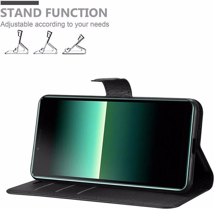 Actual product image Cadorabo Book with stand function cover (Sony Xperia 10 II)