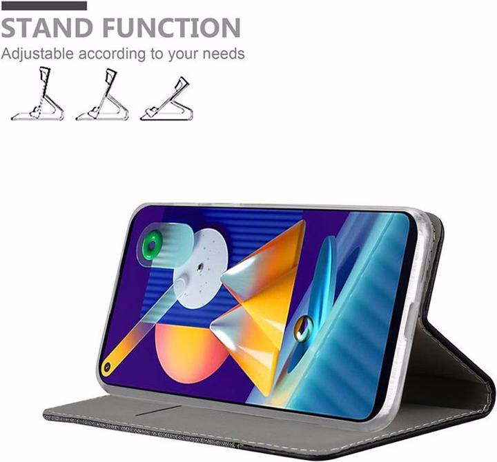 Produktbild Cadorabo Book Jeans Optik Cover (Samsung Galaxy A11, Samsung Galaxy M11)