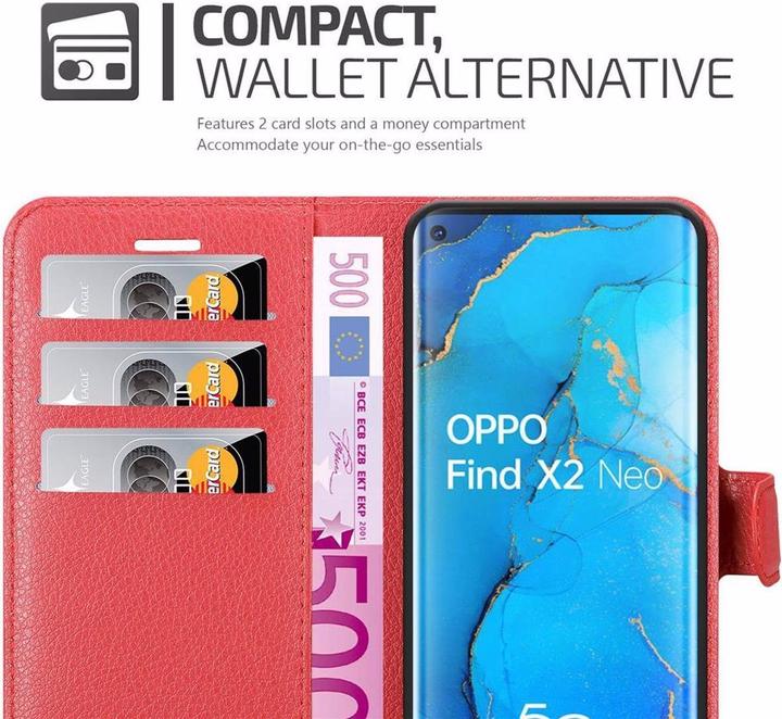 Produktbild Cadorabo Book mit Standfunktion Cover (Oppo Find X2 Neo)