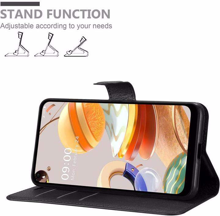 Produktbild Cadorabo Book mit Standfunktion Cover (LG K61)