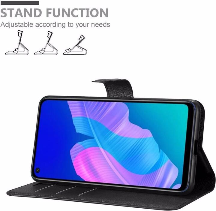 Produktbild Cadorabo Book mit Standfunktion Cover (Huawei P40 Lite E)