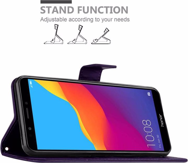 Actual product image Cadorabo Flower Book Cover (Honor 7c)