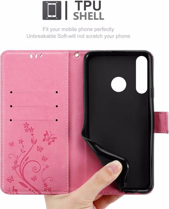 Actual product image Cadorabo Flower Book Cover (Huawei Nova 4)