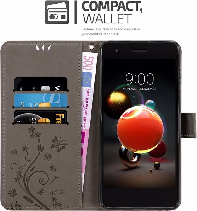 Produktbild Cadorabo Flower Book Cover (LG K8)