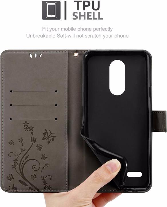 Produktbild Cadorabo Flower Book Cover (LG K8)