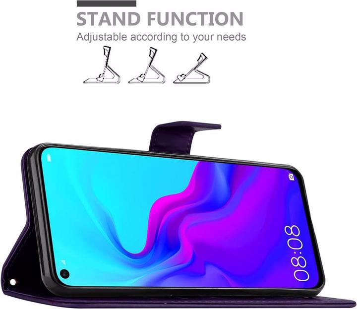 Productafbeelding Cadorabo Bloemen Boekomslag (Huawei Nova 4)
