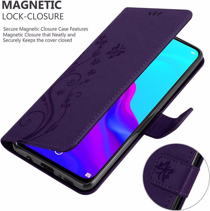 Productafbeelding Cadorabo Bloemen Boekomslag (Huawei Nova 4)