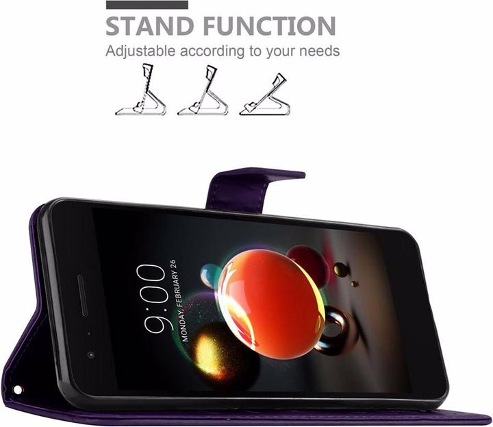 Actual product image Cadorabo Flower Book Cover (LG K8)