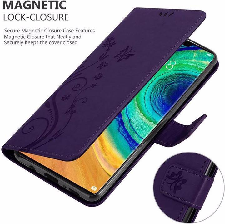 Actual product image Cadorabo Flower Book Cover (Mate 30 Pro)