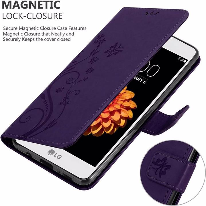Produktbild Cadorabo Flower Book Cover (LG K7)