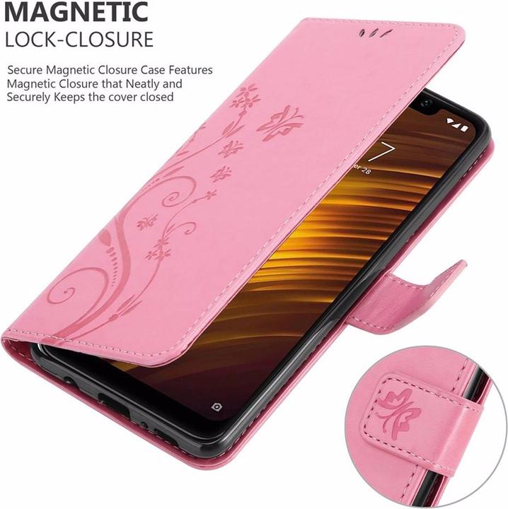 Produktbild Cadorabo Flower Book Cover (Xiaomi Pocophone F1)