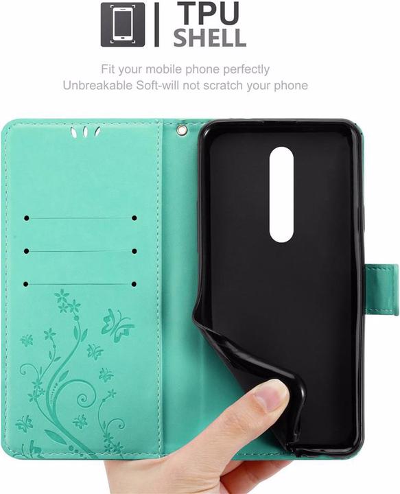 Actual product image Cadorabo Flower Book Cover (Xiaomi Redmi K20)