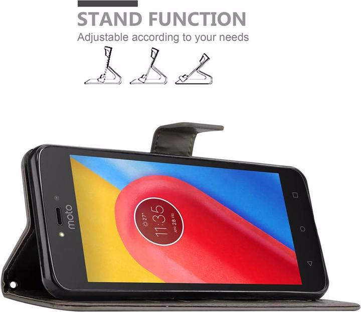 Produktbild Cadorabo Flower Book Cover (Motorola Moto C)