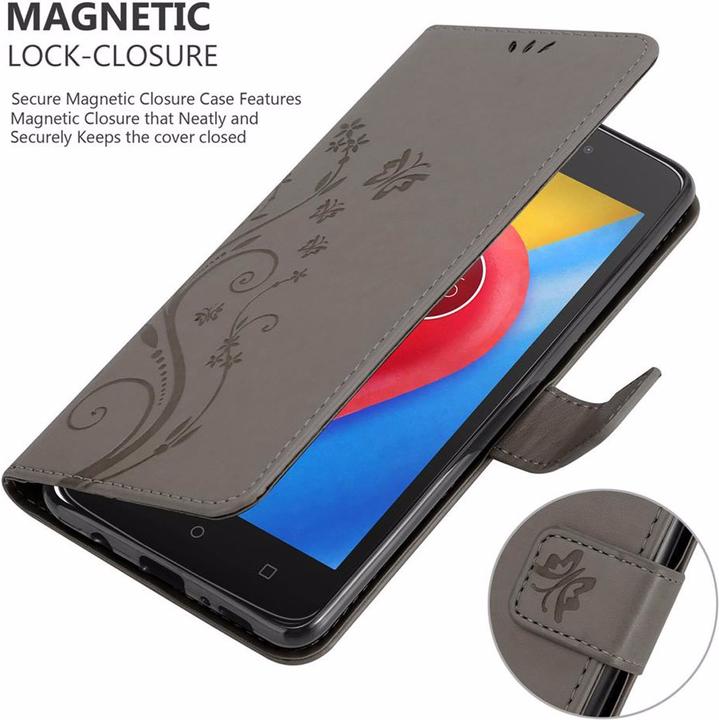 Produktbild Cadorabo Flower Book Cover (Motorola Moto C)