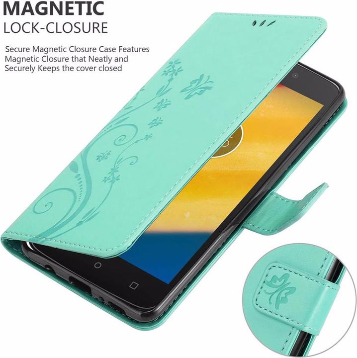 Immagine prodotto Cadorabo Copertina del libro di fiori (Motorola Moto C Plus)