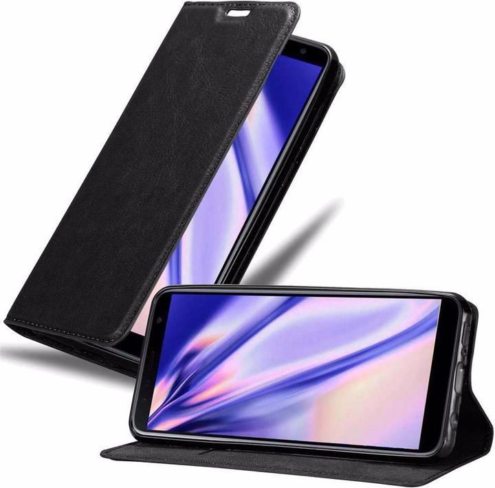 Actual product image Cadorabo Book Invisible Magnet Cover (Samsung Galaxy J6+)