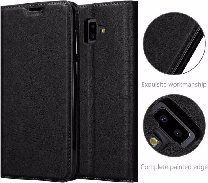 Actual product image Cadorabo Book Invisible Magnet Cover (Samsung Galaxy J6+)
