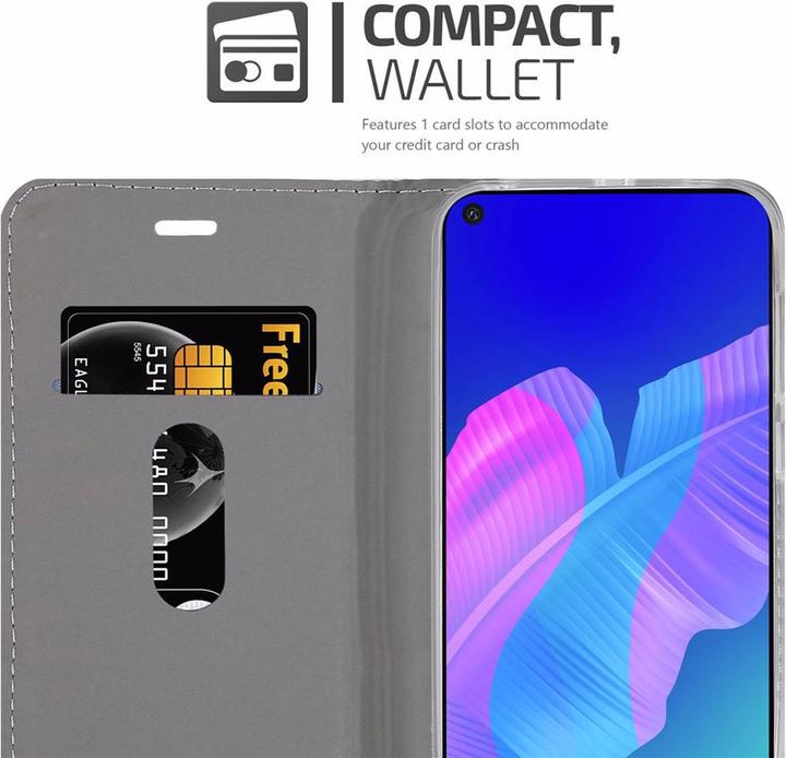 Image du produit Cadorabo Couverture look jeans Book (Huawei P40 Lite E)